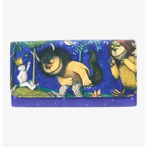 Loungefly: Where The Wild Things Are Wallet. Book illustration night scene NWT